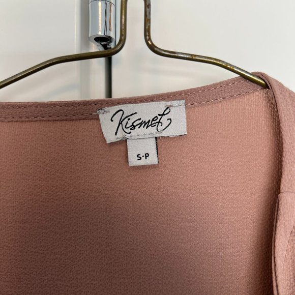 Light Mauve Slouchy Long Blazer Jacket - Picture 2 of 4